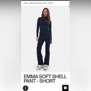Halfdays Emma Soft Shell Snow Pants - Navy
